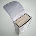 Silver brocade tarot case