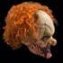 Laughing Leo - wearable latex half mask with  orange hair  Image 2