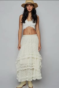 Image 3 of Lace Crocket Skirt