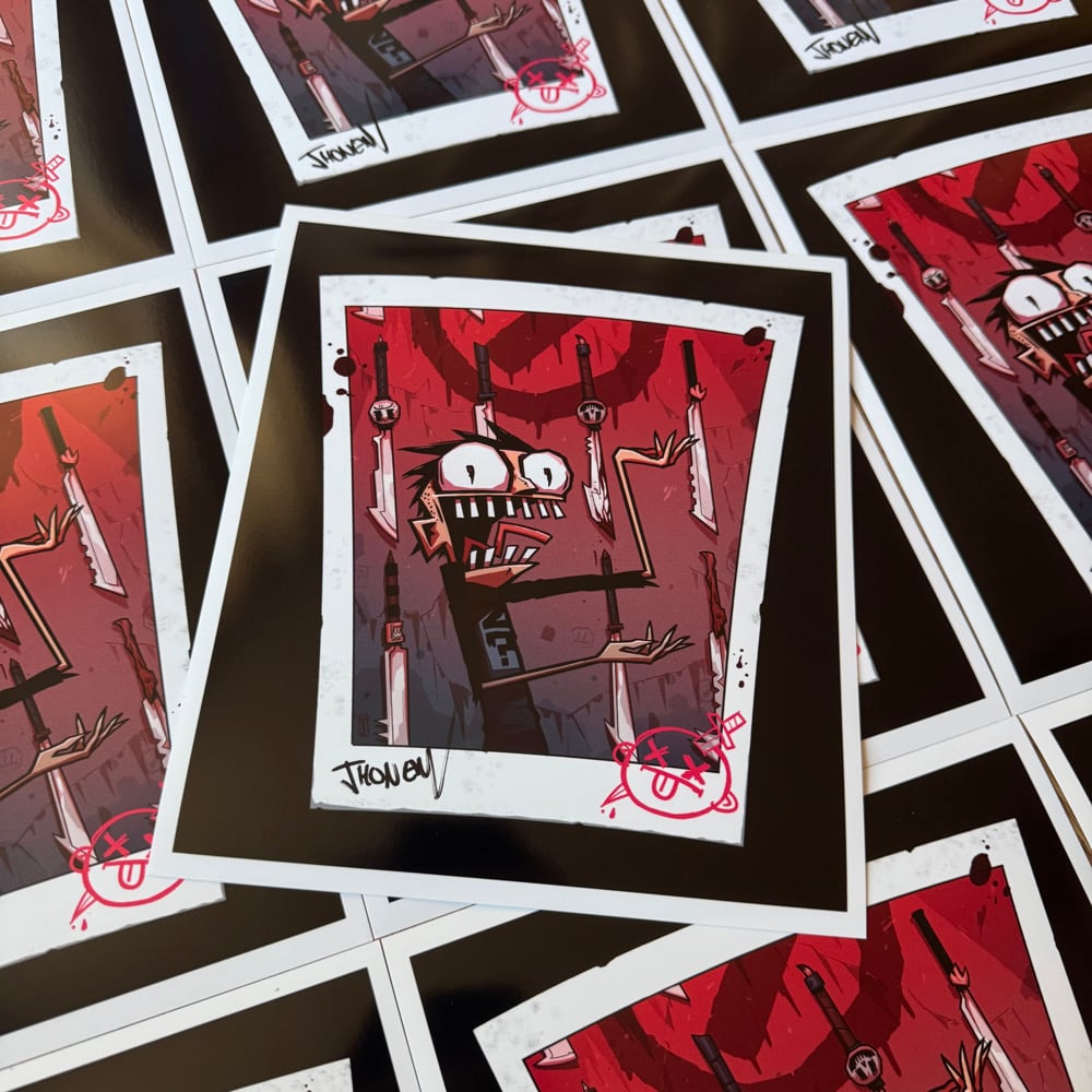 Johnny and knives Headshot - Signed copy | $Z.99