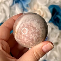 Image 3 of Pink Amethyst Flower Agate Sphere (18A)