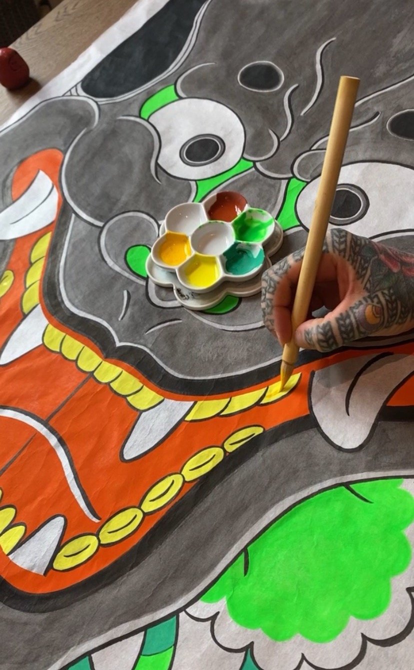 XL Original Hannya painting