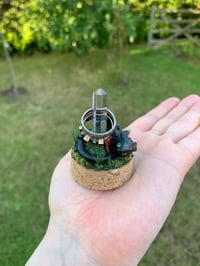 Image 4 of Clear Quartz Night Dragon Ring Holder