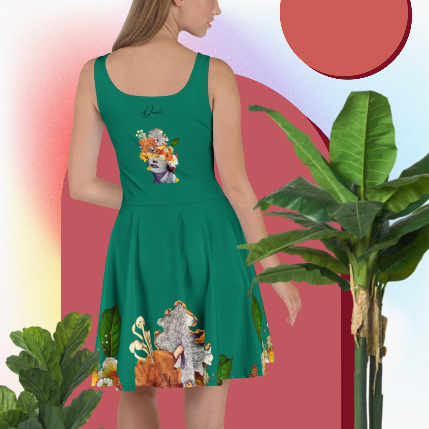 Image of She's a Little Nuts - Skater Style Dress