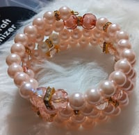 Image 4 of Wrap Bracelet (Pink)