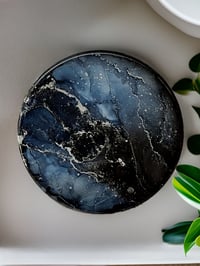 Image 6 of Set of 4 Epoxy Resin Art Coasters 'The Hunter'