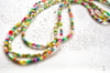 Hot Summer Love Bead Necklace - Mixed Seed Bead Layer