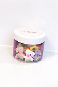Image 1 of Easter Bunny Purple Play Dough Jar 