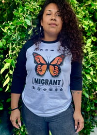 Image 2 of MIGRANT - 3/4 Sleeve Baseball tee  