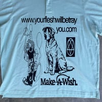 Image 2 of URL polo shirt teal xxl