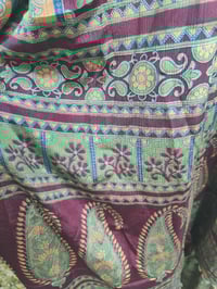 Image 5 of PEFKOS MAXI DRESS - Green browns Size 10-18 uk