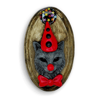 Mini Sculpture: Cat Clown