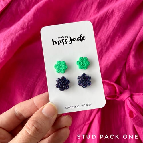 Image of Double Petal Stud Packs