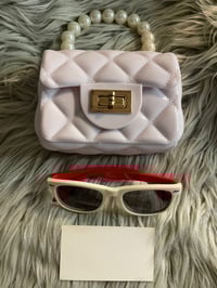 Image 3 of White Fashionable Jelly Bag