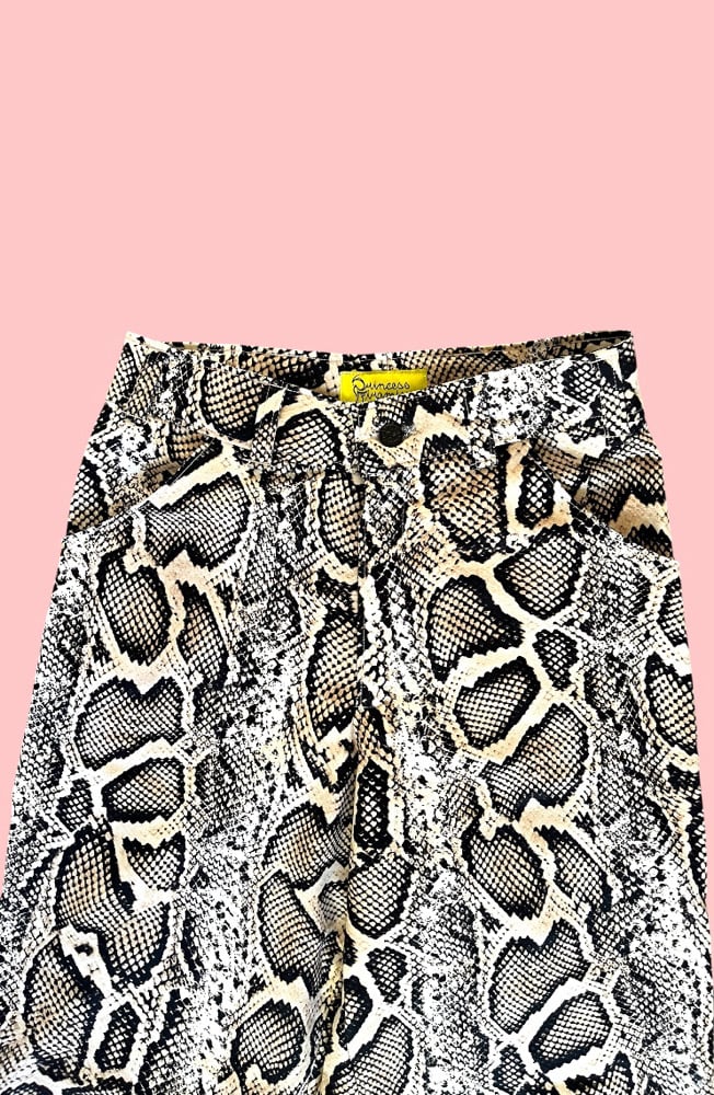 Image of Snake Wide leg Pants