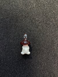 Image 1 of Red blizzard Buddha mushroom character pendant (no eye) 