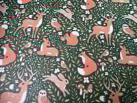 Image 7 of Green Woodland Print Small Hexagon Dice Tray