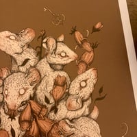 Image 2 of White Mice A4 Art Print