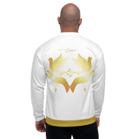 Image 4 of Unisex Bomber Jacket - Gold