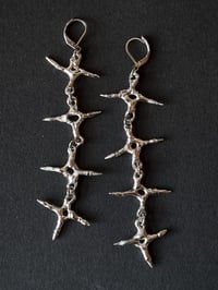 Image 2 of spiky earrings 
