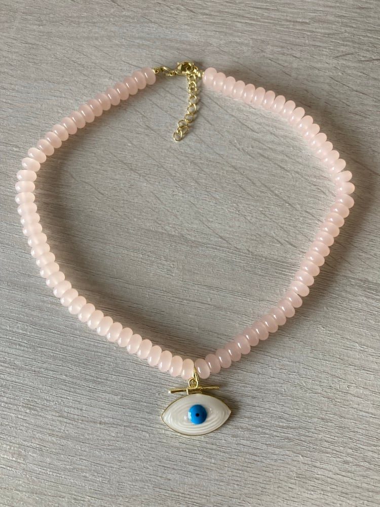 Image of Evil eye pendant necklace