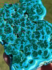 Image 2 of Malachite & Chrysocolla Polished Slab #2233