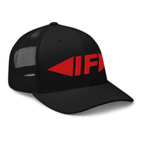 Image 1 of casquette IF rouge et noir