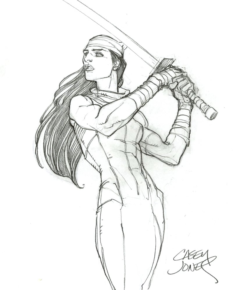 Image of Elektra Sketch