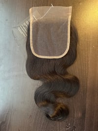 Image 2 of 10 inch body wave 4x4 closure 