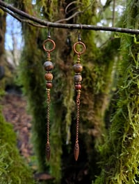 Image 1 of Picture Jasper charm drops