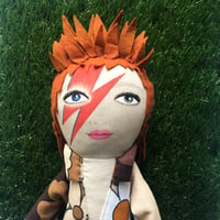 Image 2 of David Bowie hand made Aladdin Sane doll