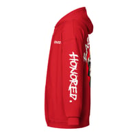 Image 4 of HONORED. Red Zip-Up