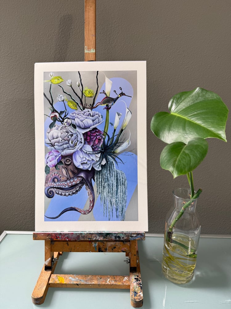 Image of small “Opus Bloom in Mauve”