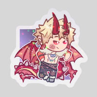 Image 4 of Matching BakuDeku Chibi Star Stickers Pt1