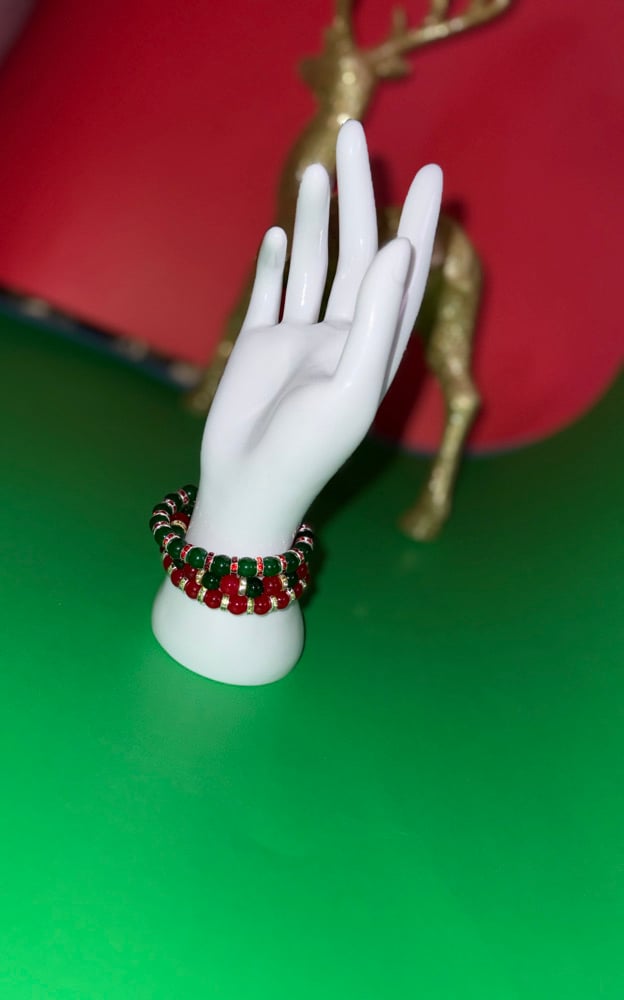 Image of Winter/Christmas Special - Beaded Bracelets 