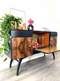 Image 20 of Vintage Art Deco Beautility SIDEBOARD / DRINKS CABINET / TV UNIT 