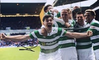 Signed Kieran Tierney Celtic / 12x8 A4 Celtic Picture