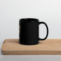 Image 6 of DIVINELY PROTECTED Black Glossy Mug