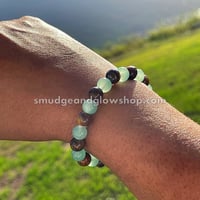 Image 2 of Tiger Eye & Green Aventurine Bracelet (Just 2 left!)