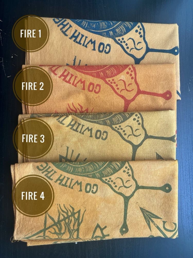 Image of ELEMENTS FIRE bandana cloth