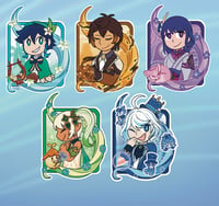 Image 1 of [GENSHIN] Archon Holographic Stickers