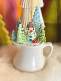 Image 2 of Winter Scene - White Pitcher