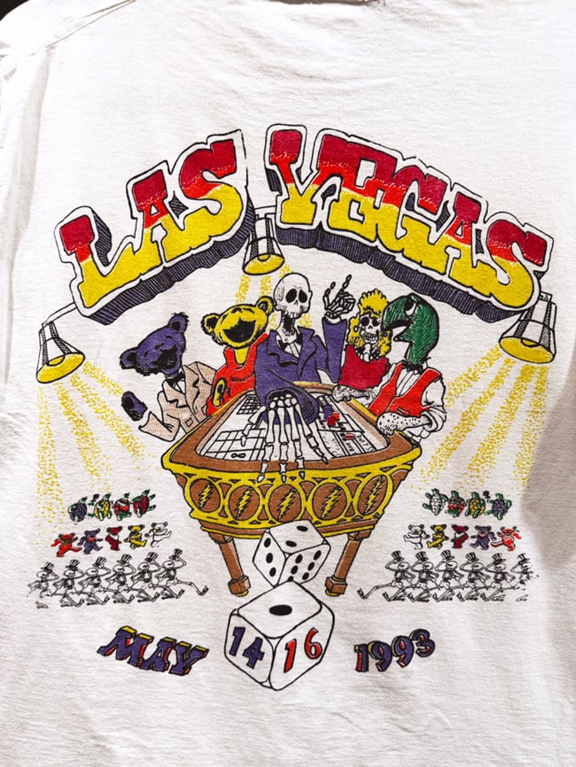 Grateful Dead 1993 Las Vegas Lot T-Shirt - Fits L