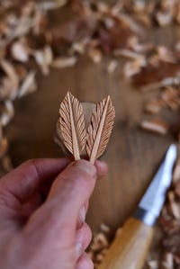 Image 3 of Feather- Earrings 