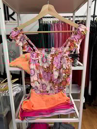 Image 1 of ruffle crop top