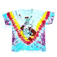 Image 1 of CLASSIC KICKS X VINCE PEREZ '85 SKELETON TEE (TIE DYE)