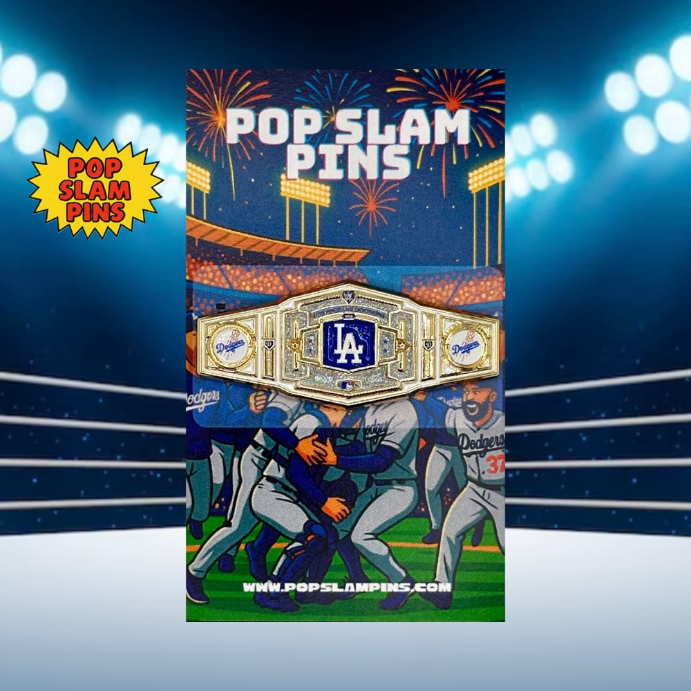 Image of Dodgers Championship Title - Pin