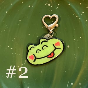 Shrinky Frog Keychain