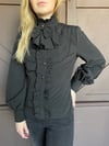 Black Victorian blouse