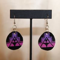 Image 1 of Pink/Purple Geo Rounds